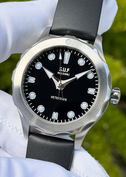 S.U.F Helsinki "Vetehinen A" Stainless Steel Special Edition w/ Black Licorice Dial - Serial #20/26 (Pre-Owned)
