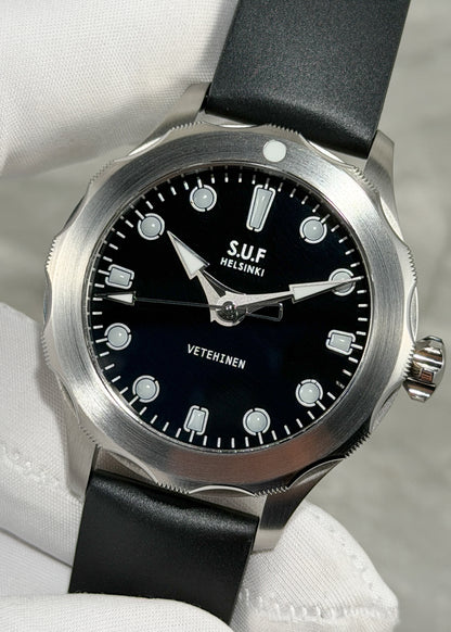 S.U.F Helsinki "Vetehinen A" Stainless Steel Special Edition w/ Black Licorice Dial (Pre-Order)