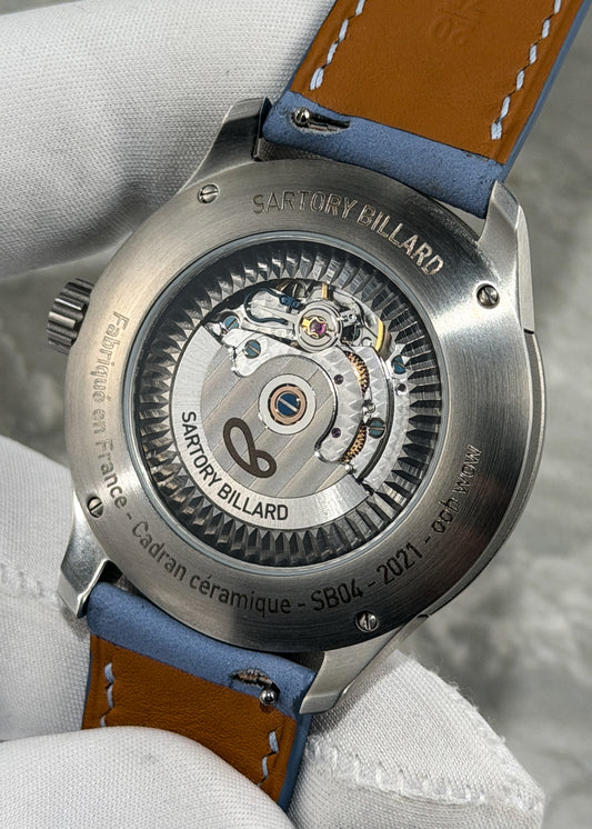 Sartory Billard SB04 Bespoke w/ White Ceramic Dial (Pre-Owned)