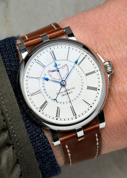 Lang & Heyne "Heinrich" Platinum, Jumping Seconds and Remontoire - Serial #10 (Pre-Owned)