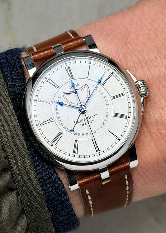 Lang & Heyne "Heinrich" Platinum, Jumping Seconds and Remontoire - Serial #10 (Pre-Owned)