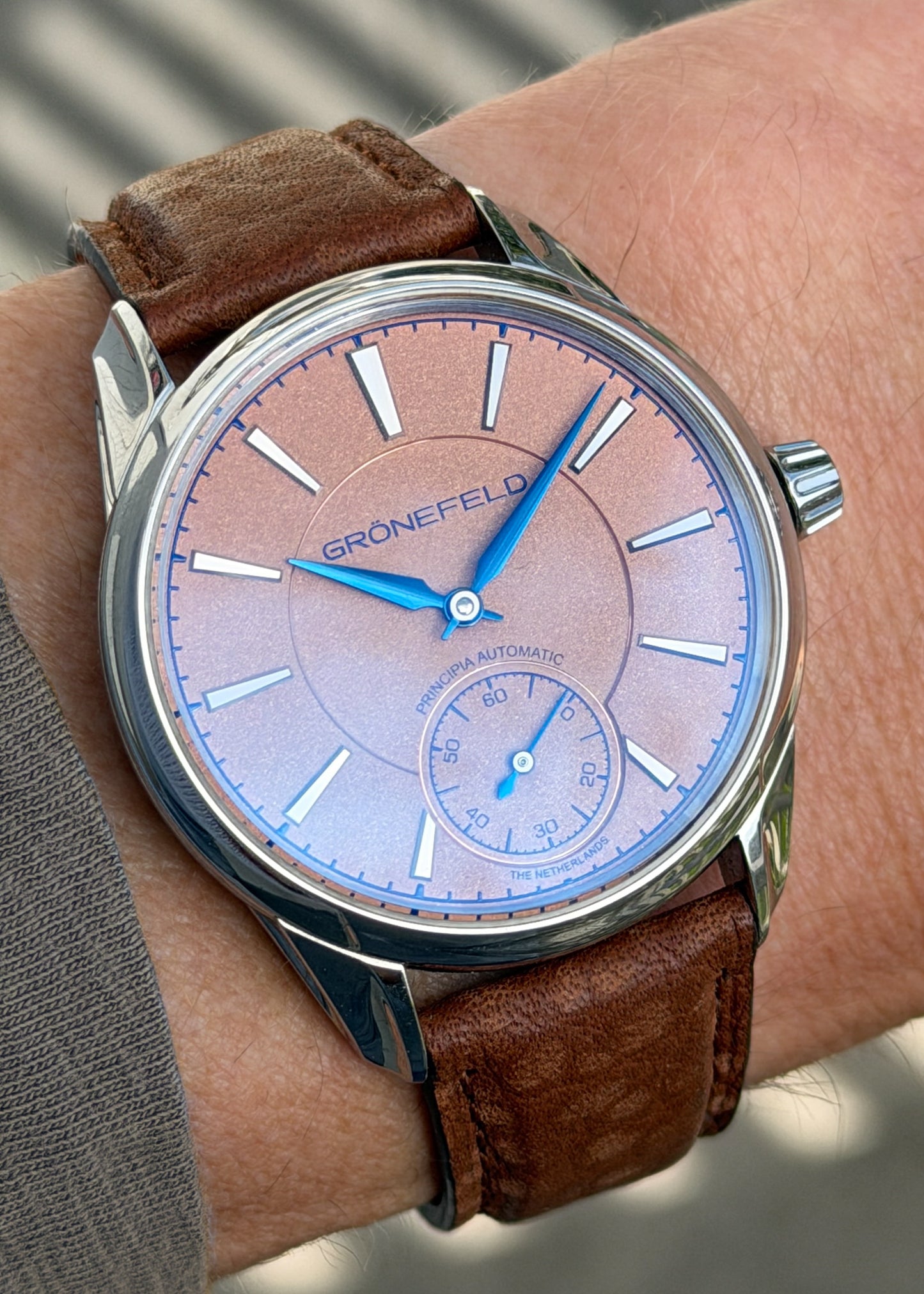 Grönefeld 1941 Principia Salmon Dial - Serial #40 (Pre-Owned)