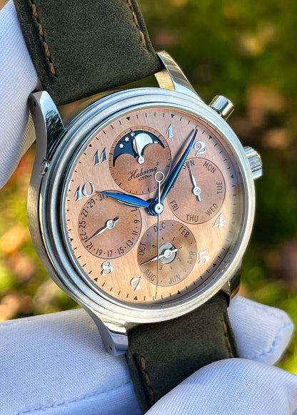 Habring² Chrono-Felix Perpetual w/ Blued Hour & Minute Hands - Serial #20 (IN STOCK)