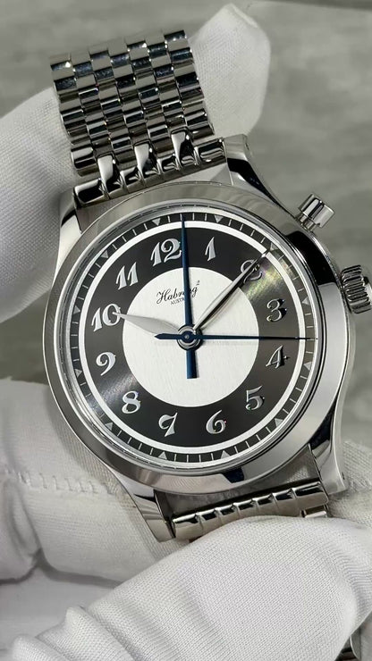 Habring² Chrono-Felix ZM "Tuxedo" w/ Stainless Steel Bracelet - Serial #2 (Pre-Owned)