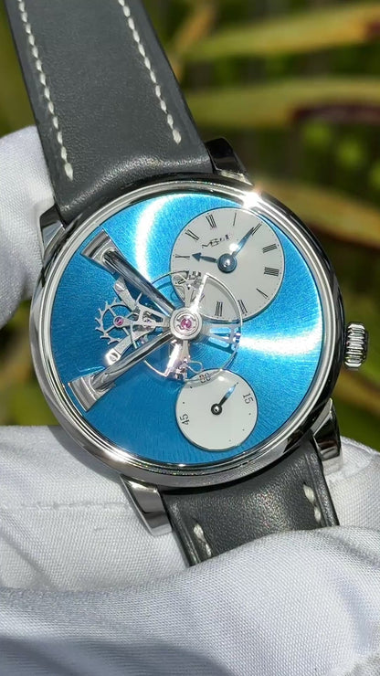 MB&F LM101 Stainless Steel Blue Dial - Serial #51A12848 (Pre-Owned)