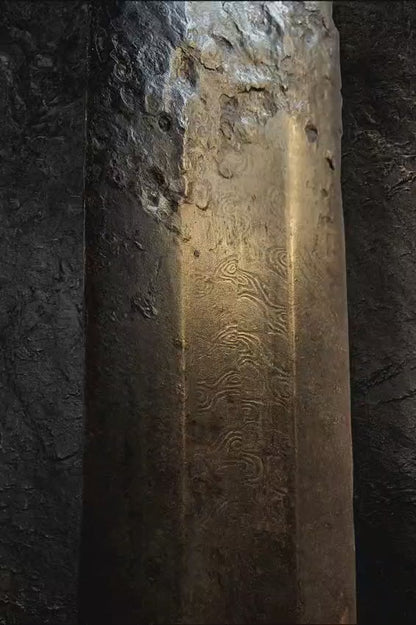 GoS "Fullerö Sword" w/ Glowing Steel Damascus Dial - Serial #8-2025 (IN STOCK)