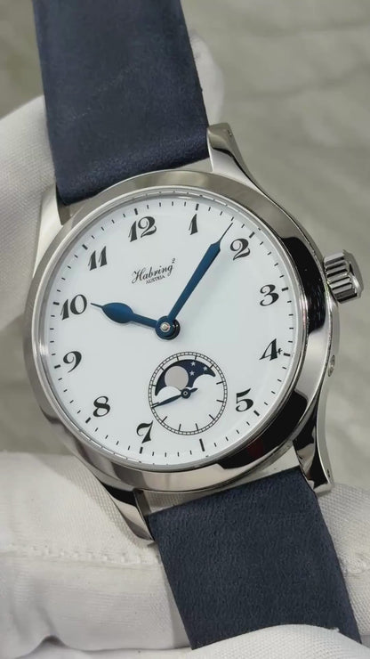 Habring² Oskar Moon w/ White Lacquer Dial - Serial #4 (Pre-Owned)