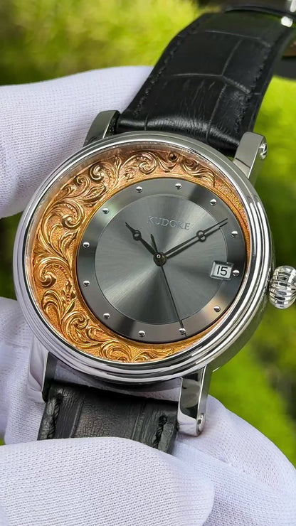 KUDOKE "ExCentro 3" Stainless Steel w/ Hand Engraving - Serial #166 (Pre-Owned)