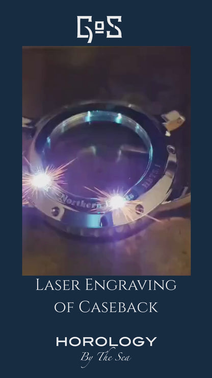 GoS x Horology By The Sea Sarek "Northern Lights" Boutique Edition w/ Green Nano-Ceramic Damascus Dial - Serial #HBTS.1 (ARRIVING JANUARY 2026)