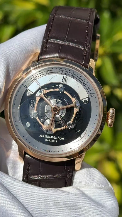 Arnold & Son Golden Wheel w/ MOP Minute Track Special Edition - Serial #323101044 (Pre-Owned)