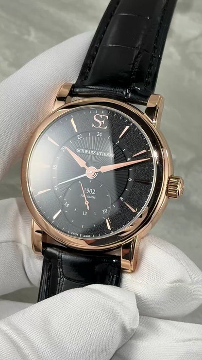 Schwartz Etienne 18K Red Gold Roma GMT - Serial #AB0881 (Pre-Owned)