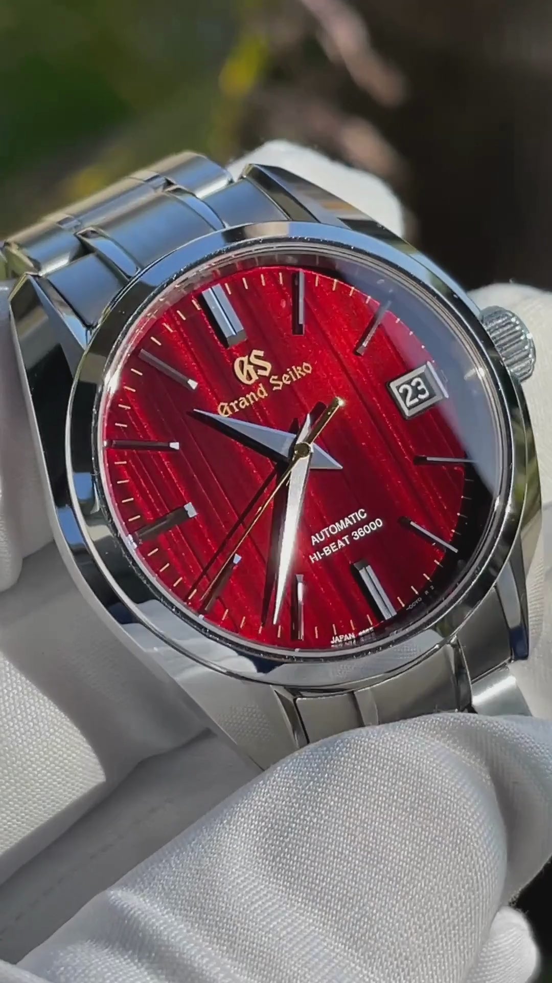 Grand seiko red sale