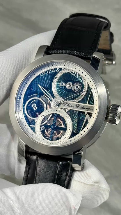 Grieb & Benzinger w/ Vintage Patek Philippe Pocket Watch Caliber - Serial #132214 (Pre-Owned)