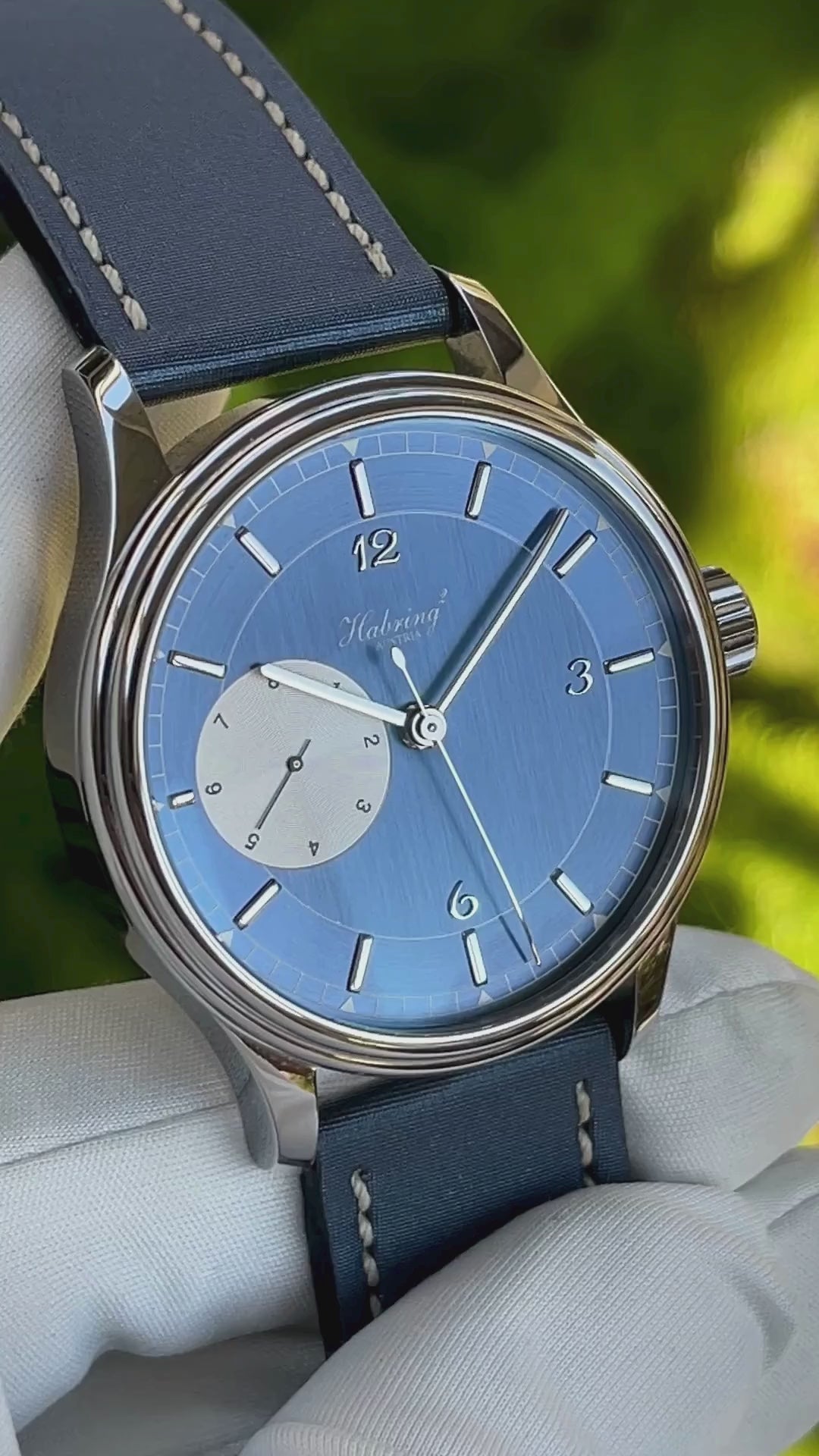 ★87MM★ Mmlg WE 87 RINGER HFT DUST BLUE Habring² 42mm Foudroyante - Serial #01-2015 (Pre-Owned