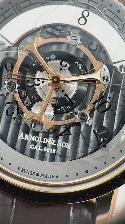 Arnold & Son Golden Wheel w/ MOP Minute Track Special Edition - Serial #323101044 (Pre-Owned)