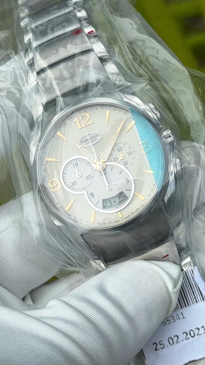 Parmigiani Fleurier Tonda Métrographe Stainless Steel FACTORY SEALED - Serial #65341 (Pre-Owned)