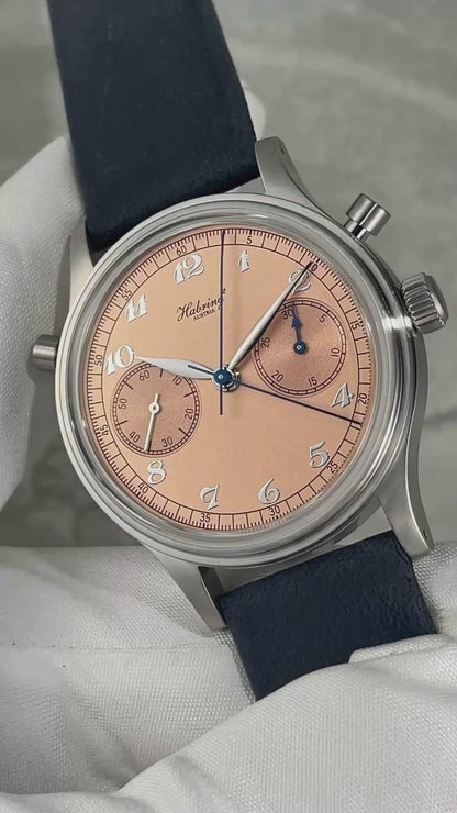Habring² Doppel 38 Salmon Dial w/ Breguet Numerals (Pre-Order)
