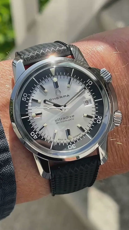 Sherpa Ultradive with Silver and Black "Tuxedo" Dial - Serial #186 (IN STOCK)