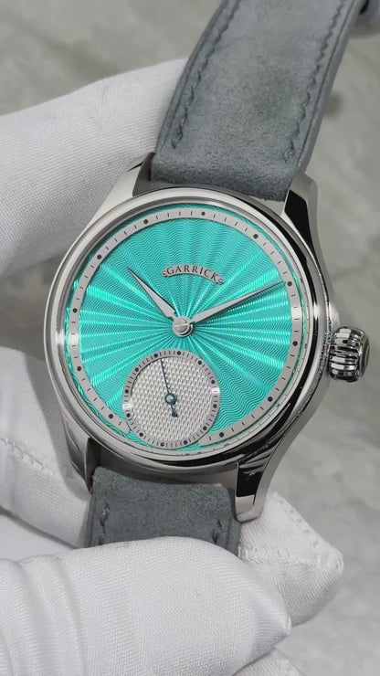 Garrick S6 w/ Blue Engine Turned Dial - Serial #025 (Pre-Owned)