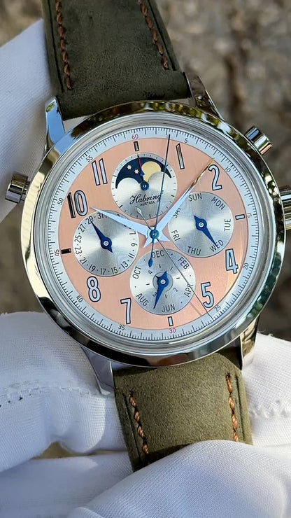 Habring² Perpetual-Doppel Salmon Dial & Additional Spare Blue Dial - Serial #2 (Pre-Owned)