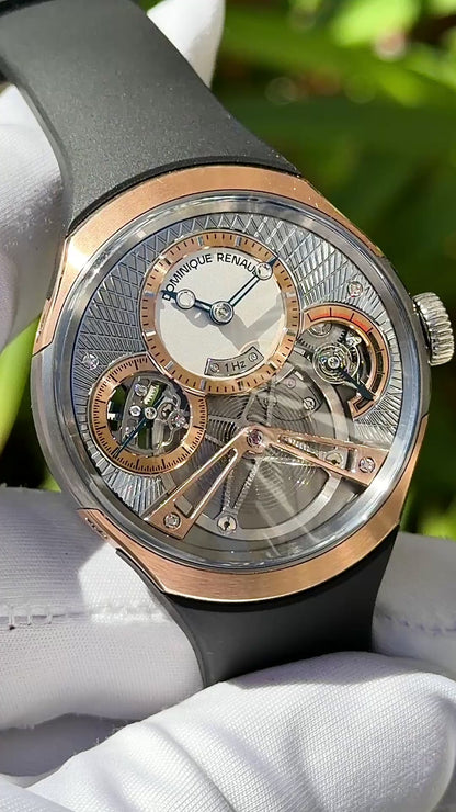 Dominique Renaud Pink Gold & Titanium "Pulse60" w/ Guilloché Dial (Pre-Owned)