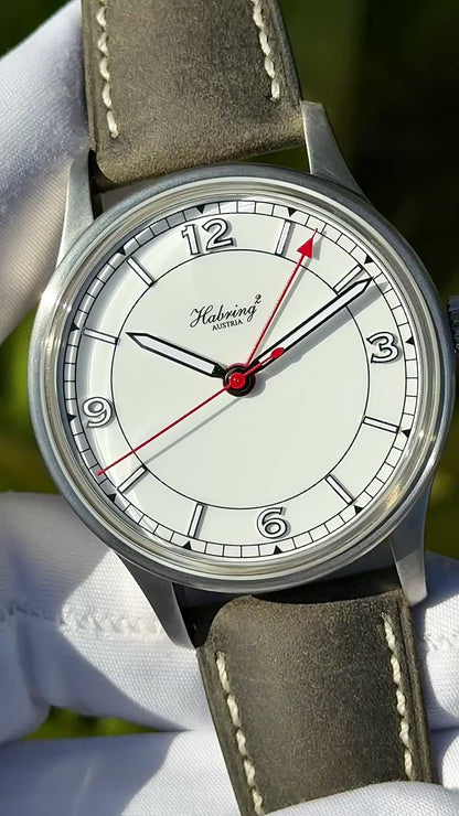 Habring² COS ZM Pusherless Chronograph White Dial w/ Automatic Winding - Serial #01-2022 (Pre-Owned)