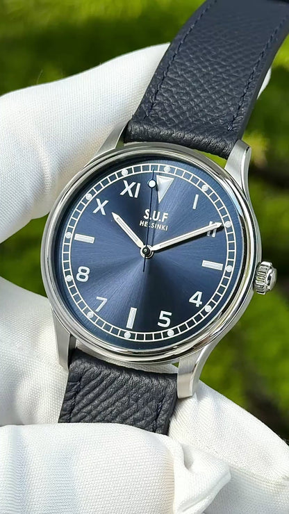 S.U.F Helsinki "180 Kelo Blue" Stainless Steel Special Edition - Serial #23/50 (Pre-Owned)