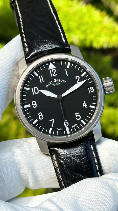 Paul Gerber Model 42 Pilot Titanium - Serial #221 (Pre-Owned)