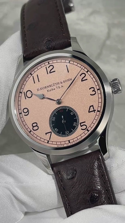 Dornblüth & Sohn Quintus 40.0 Klassik Salmon Engraved Dial PIECE UNIQUE - Serial #141 (Pre-Owned)