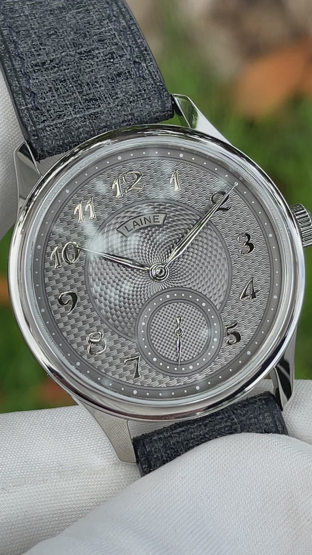 Laine V38 Anthracite Dial w/ Triple Guilloché - Serial 233723 (NOS