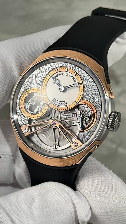 Dominique Renaud Pink Gold & Titanium "Pulse60" w/ Guilloché Dial (Pre-Owned)