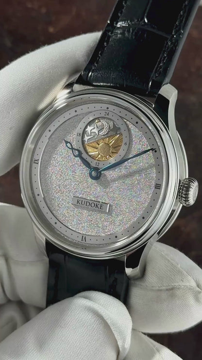 KUDOKE "Kudoke 2" Stainless Steel w/ White Rhodium Tremblage Dial (ARRIVING MARCH 2027)