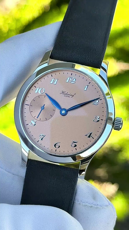Habring² "Felix" Salmon Dial w/ Breguet Numerals and Blued Leaf Hands - Serial #332